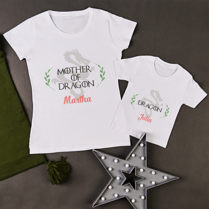 Mother of dragon - T-Shirts für Mama und Kind